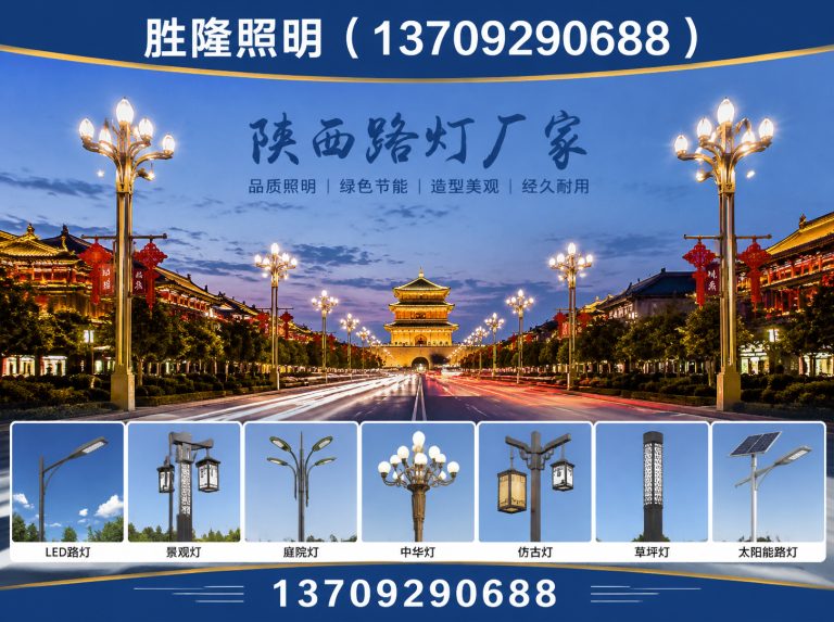 新城区景观灯展示图